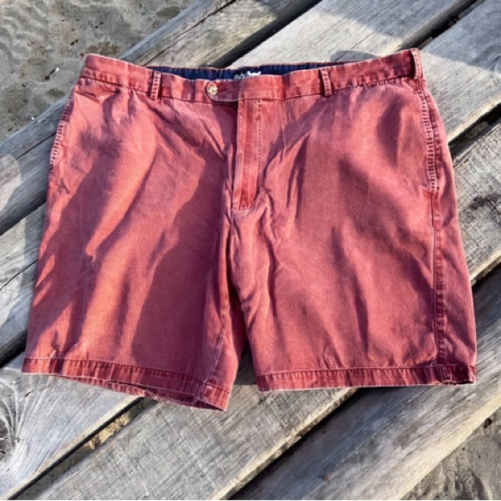 PETER MILLAR MENS SHORTS RED SIZE 42